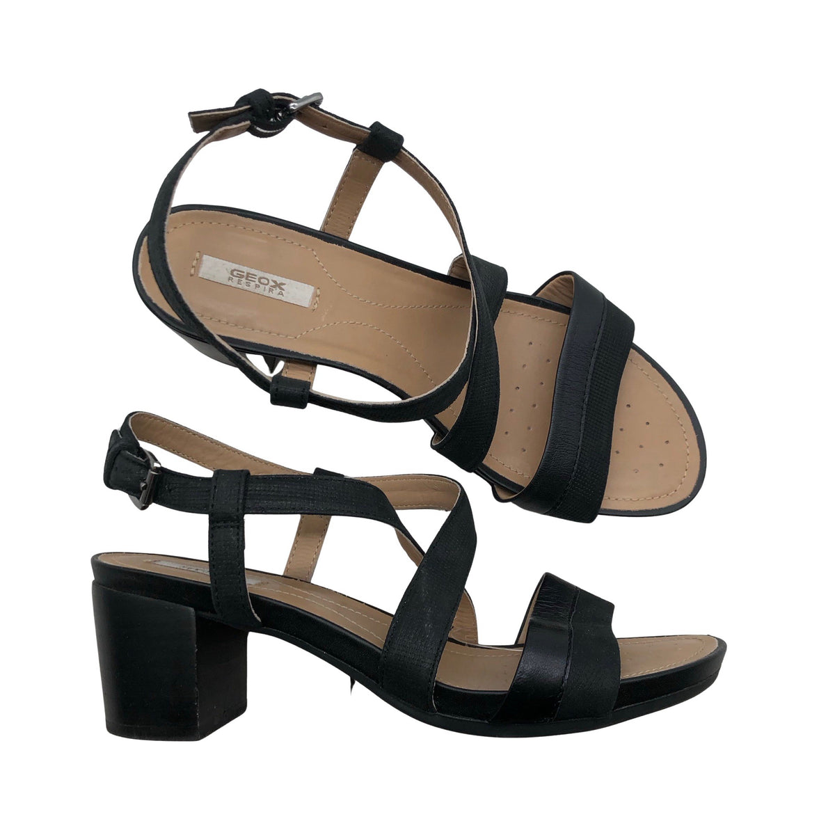 Unisex Geox - Kontsaga rihmikud, suurus 37 - Must (1)
