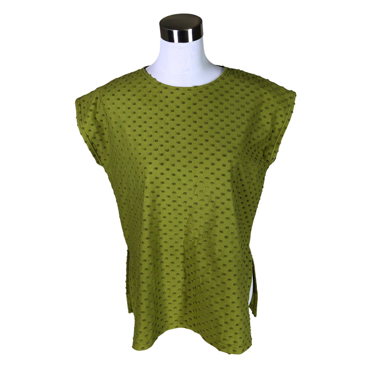 Unisex Aarrelabel - Trikotaažist tuunika, suurus 36 - Roheline (1)