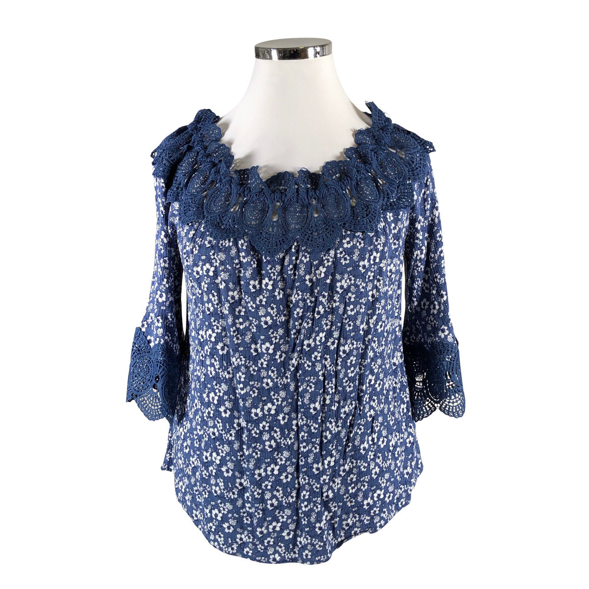 Unisex Cream - Pluus, suurus 44 - Sinine (1)