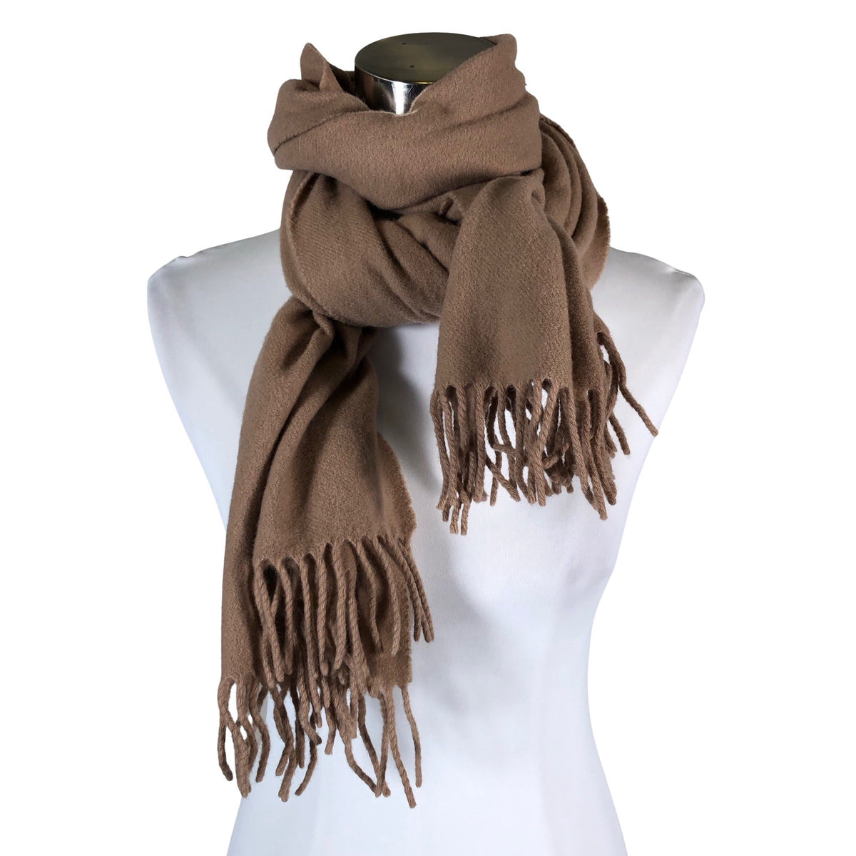 Unisex Pashmina - Sall, suurus Maxi - Pruun (1)