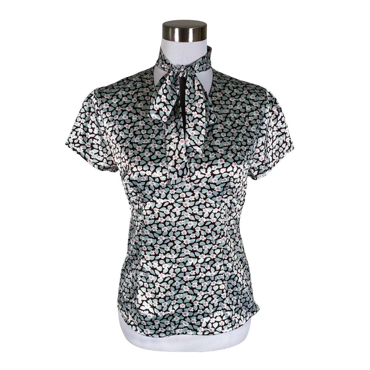 Unisex O.I.S - Lühikeste käistega pluus, suurus 36 - Sinine (1)