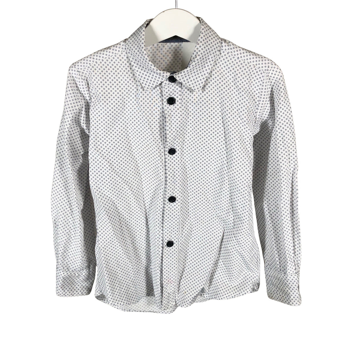 Unisex Mingnelin - Triiksärk, suurus 116 - 122 - Valge (1)