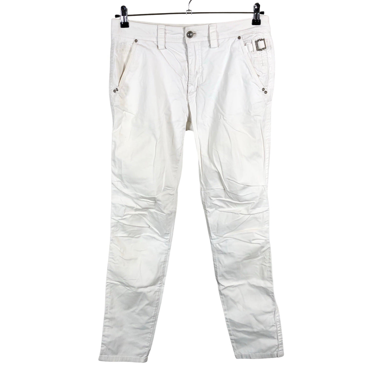 Unisex Mos Mosh - Mittevenivad püksid, suurus W30 - Valge (1)