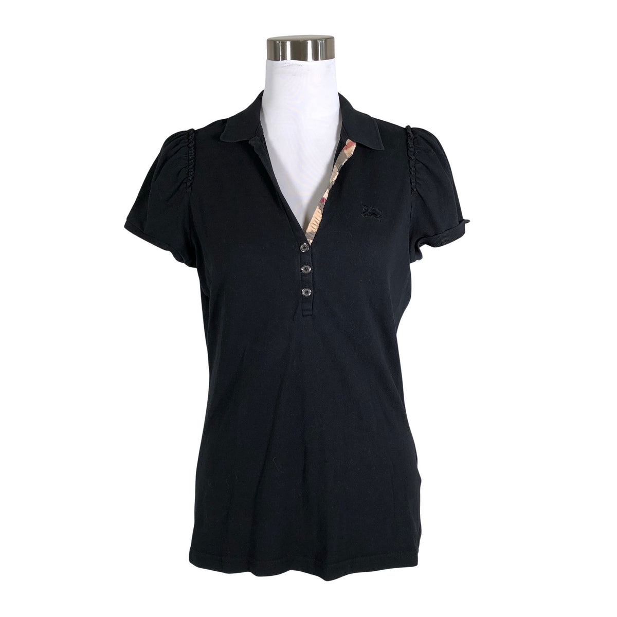 Unisex Burberry Brit - Polosärk, suurus 40 - Must (1)