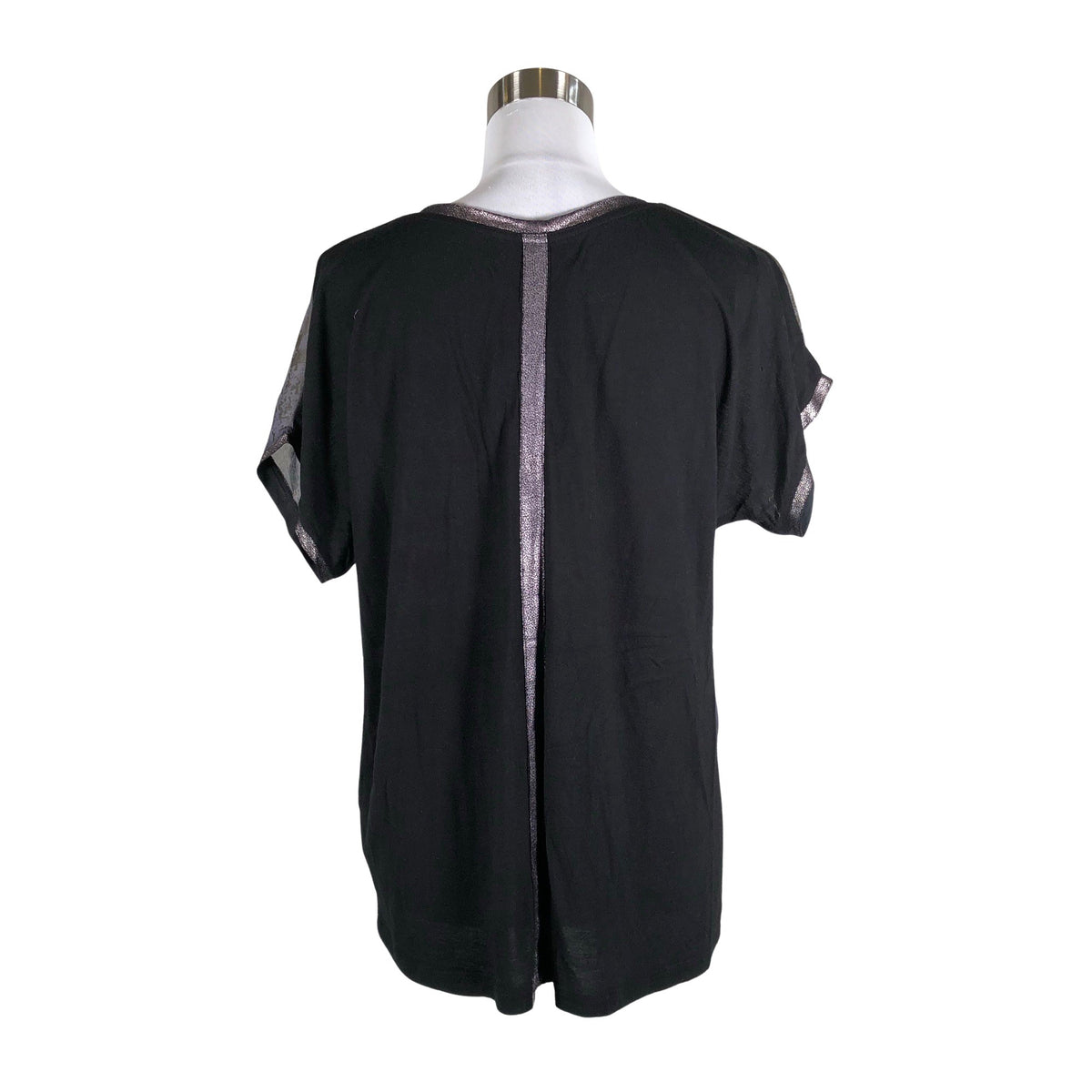 Unisex Soyaconcept - Lühikeste käistega pluus, suurus 36 - Must (2)