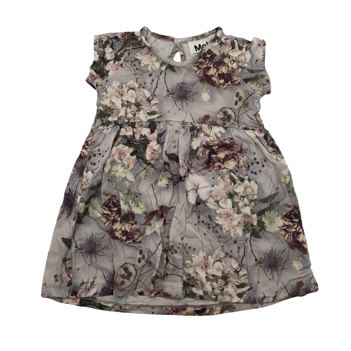 Unisex Molo Kids - Trikotaažist kleit, suurus 74 - 80 - Hall (1)