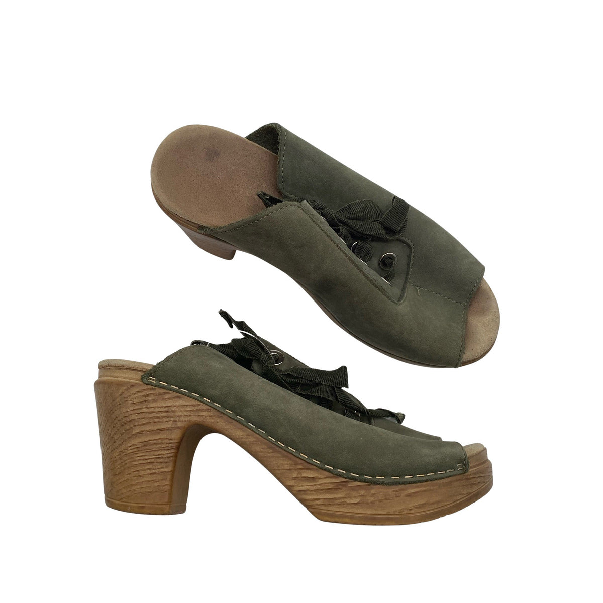 Unisex Calou - Kontsaga rihmikud, suurus 36 - Roheline (1)