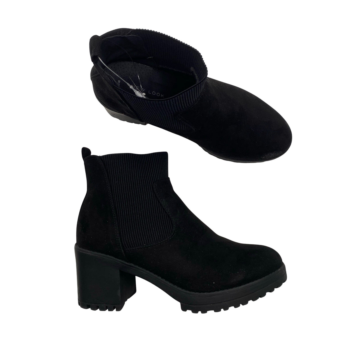 Unisex New Look - Poolsaapad, suurus 38 - Must (1)