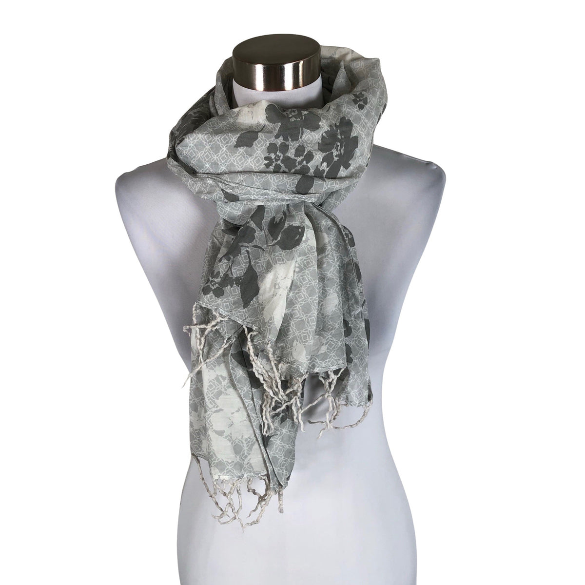 Unisex Abercrombie&Fitch - Õhuke sall, suurus Maxi - Hall (1)