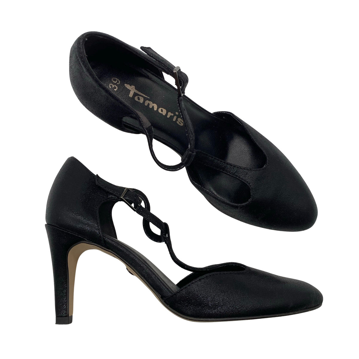 Unisex Tamaris - Pidulikud kontsakingad, suurus 39 - Must (1)