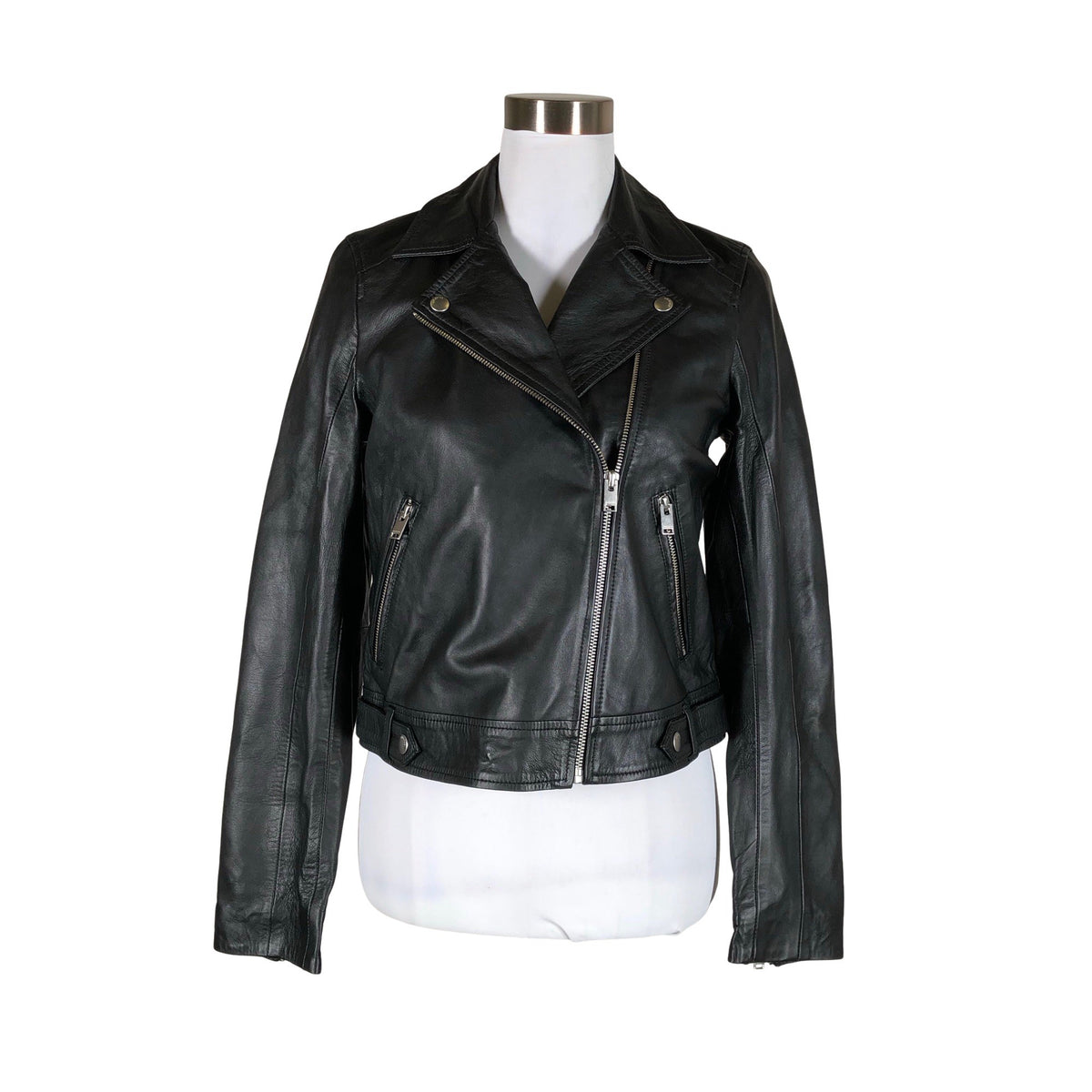 Unisex Selected - Nahktagi, suurus 36 - Must (1)
