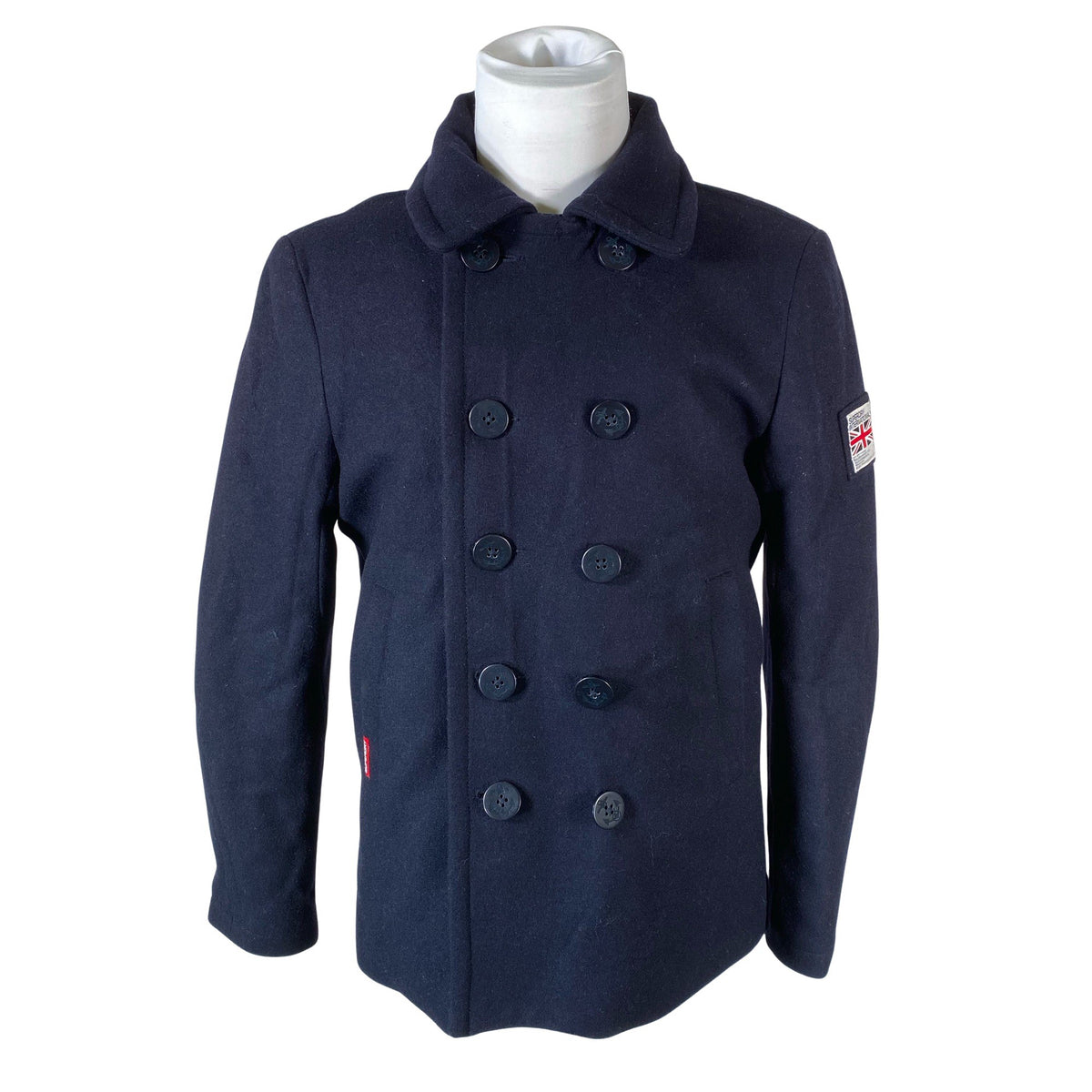 Unisex Superdry - Villane mantel, suurus XL - Sinine (1)