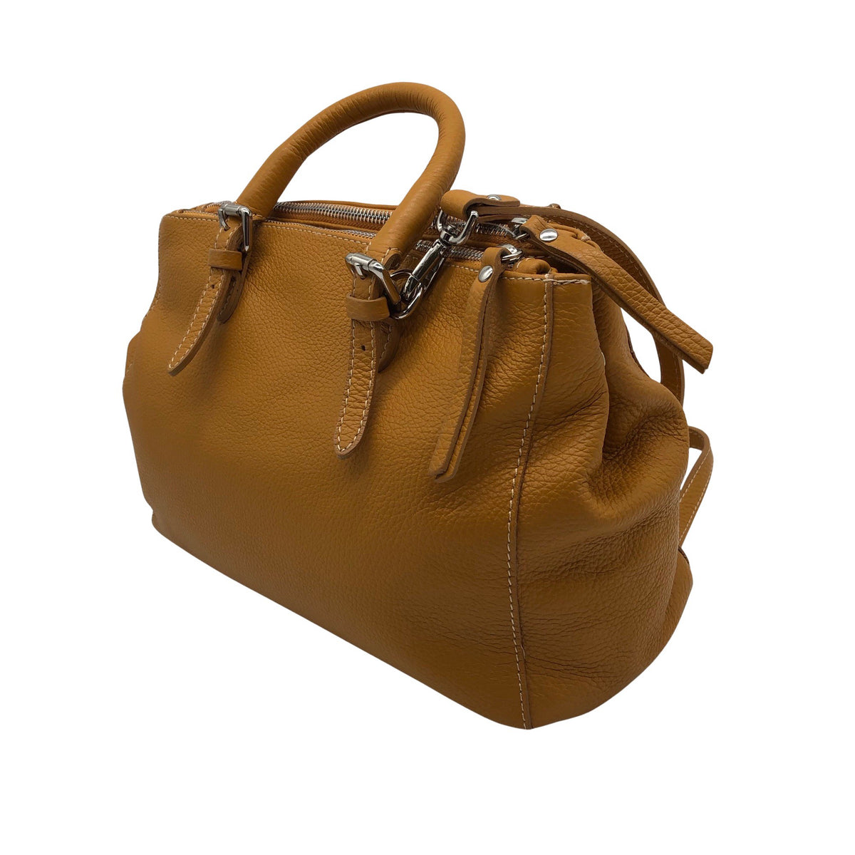 Unisex Gianni Chiarini - Käekott, suurus Midi - Kollane (2)