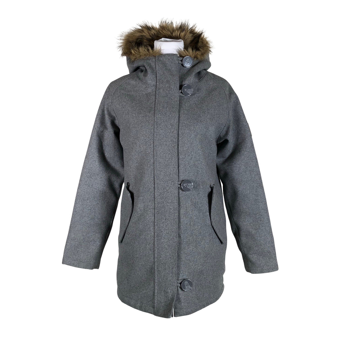 Unisex Makia - Villane mantel, suurus 34 - Hall (1)
