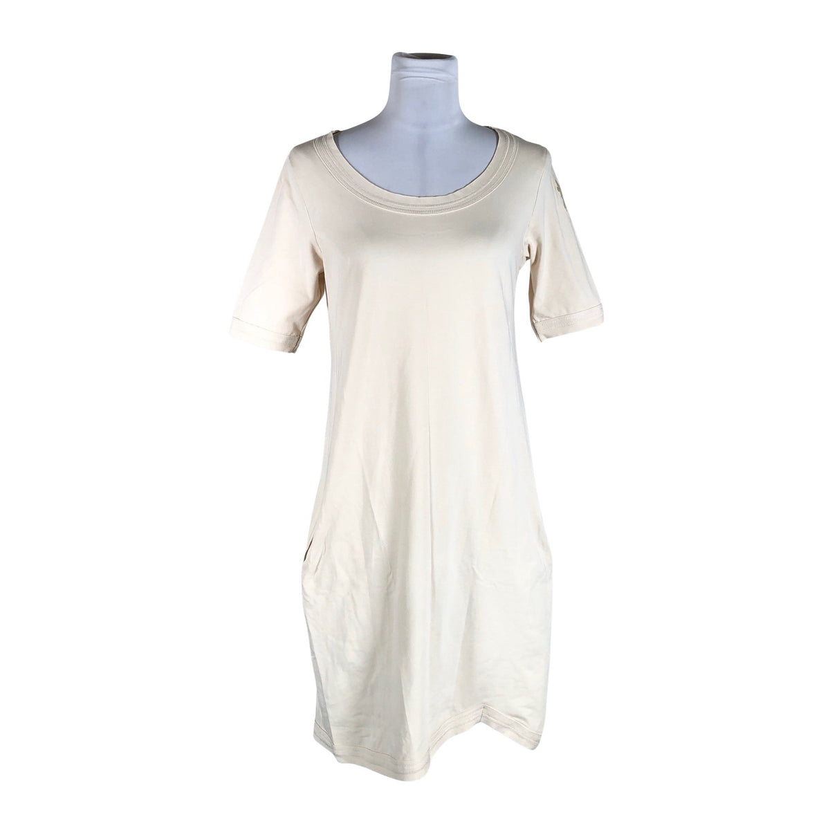 Unisex House of Lola - Trikotaažist kleit, suurus 38 - Beige (1)