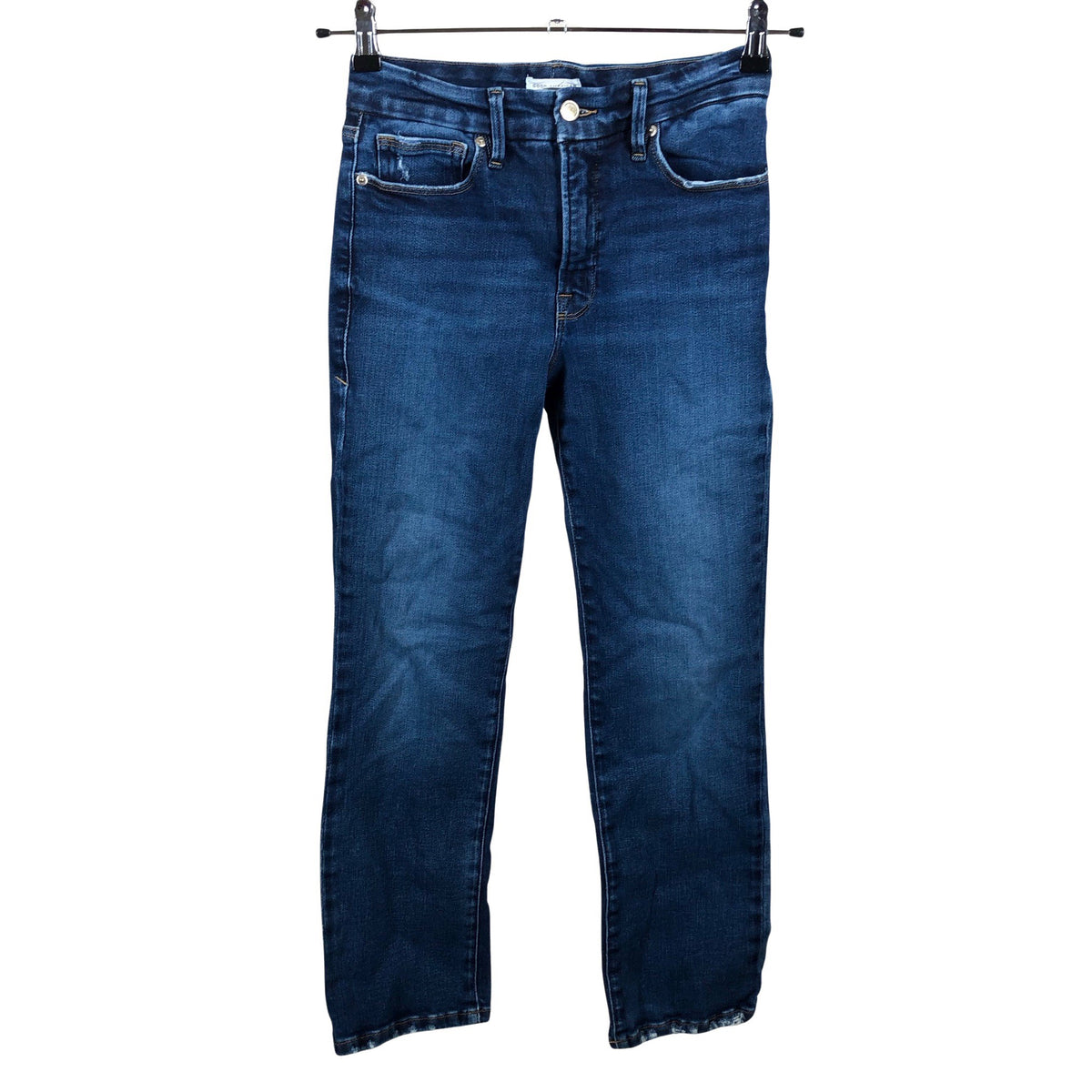 Unisex Good American - Teksad, suurus W27 - Sinine (1)