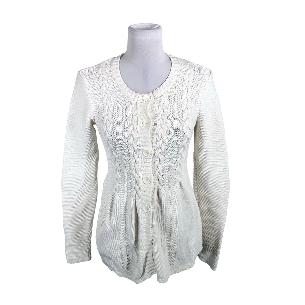 Unisex Andiata - Kardigan, suurus 36 - Valge (1)