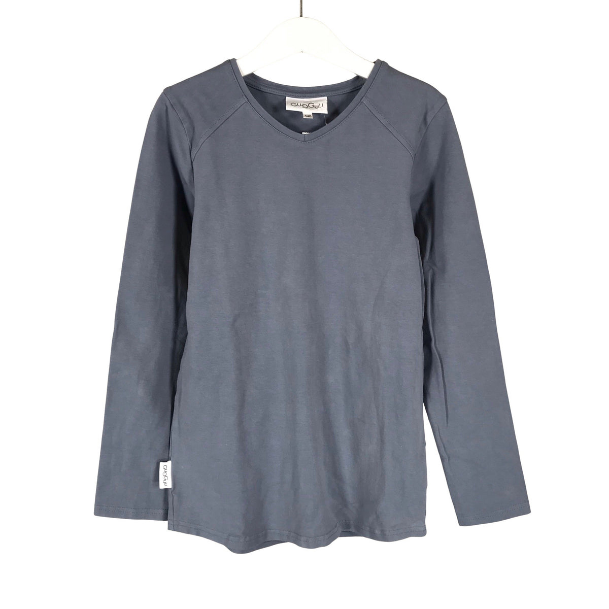 Unisex Gugguu - Trikotaažist pluus, suurus 134 - 140 - Helesinine (1)