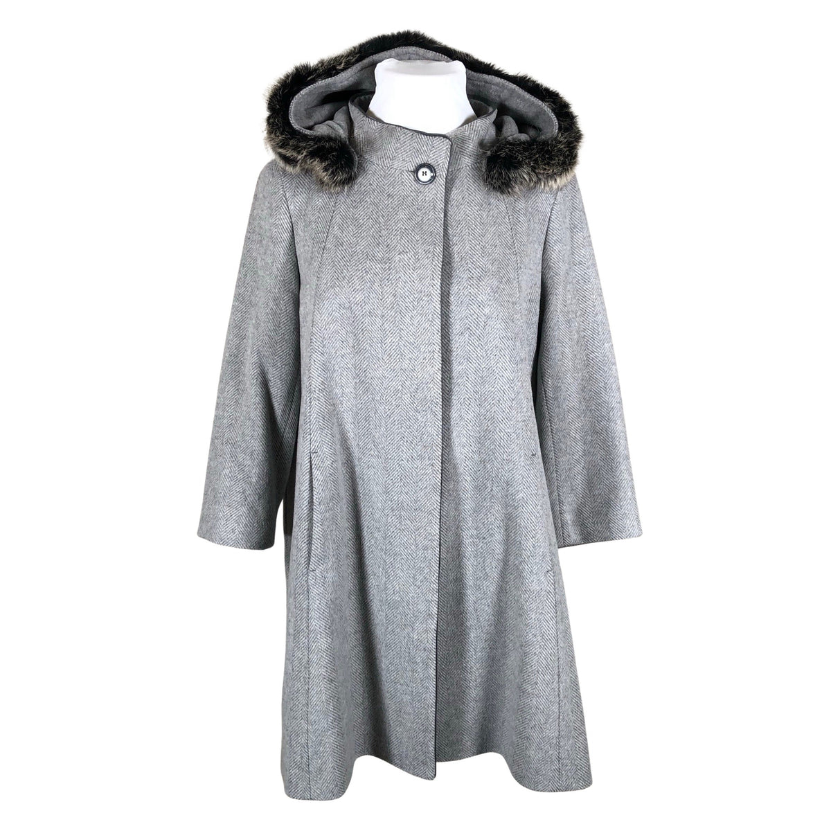 Unisex Flare Collection - Villane mantel, suurus 46 - Hall (1)