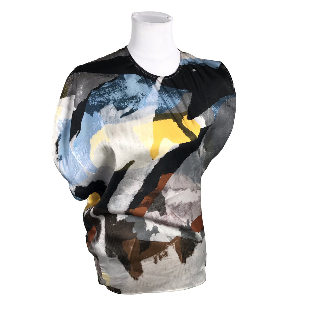 Unisex COS - Lühikeste käistega pluus, suurus 36 - Must (1)