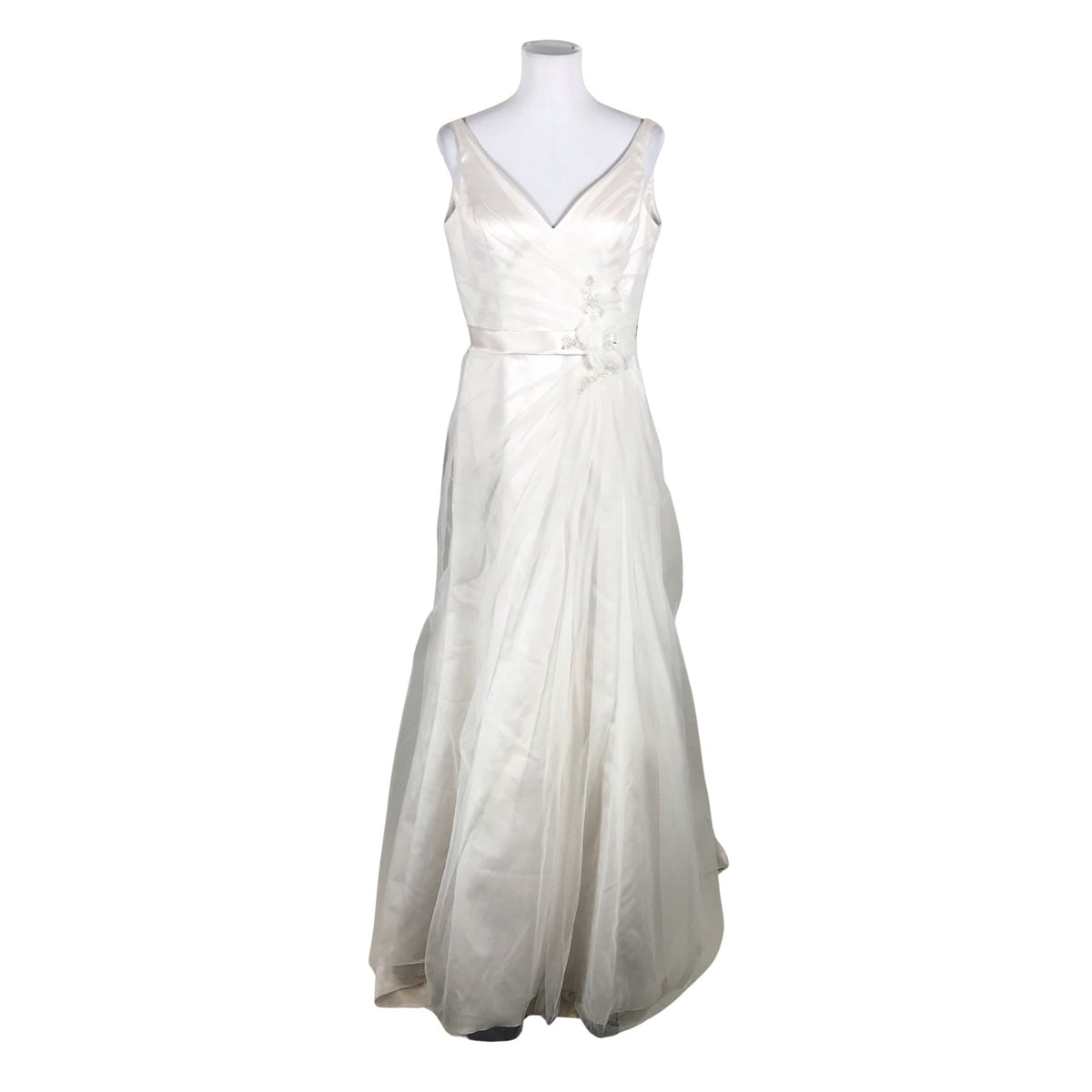 Unisex The House Of Nicholas - Õhtukleit, suurus 42 - Looduslik valge (2)