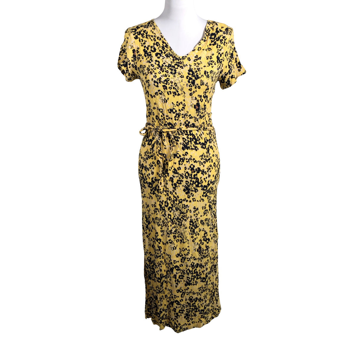 Unisex Ichi - Õhuke kleit, suurus 36 - Kollane (1)