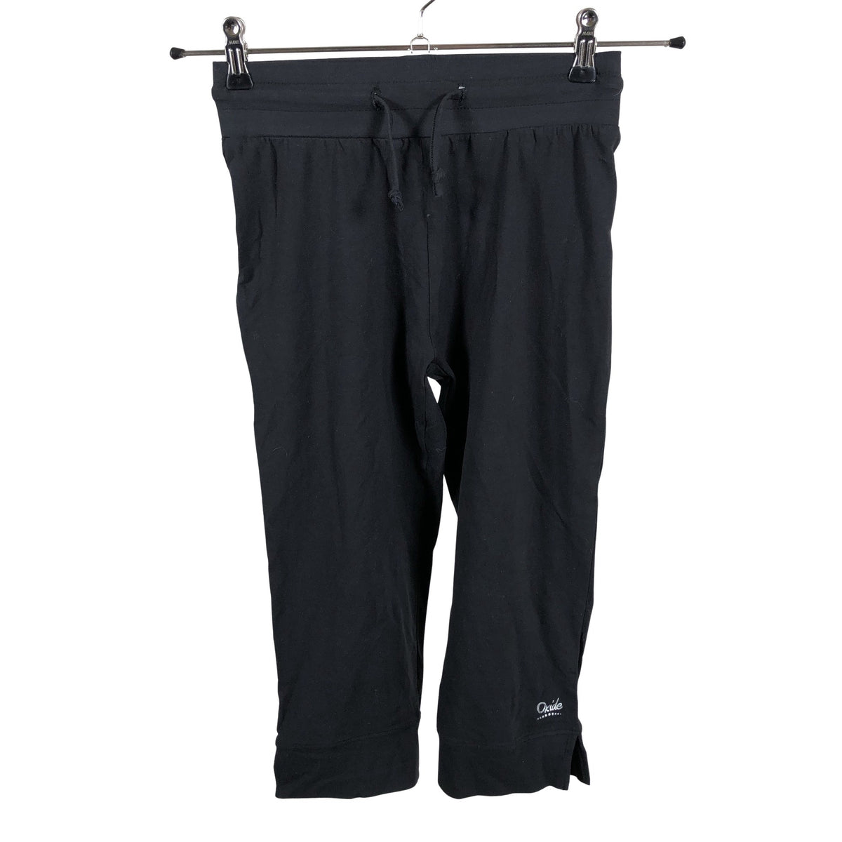 Unisex Oxide - Trikotaažist poolpikad püksid, suurus 36 - Must (2)