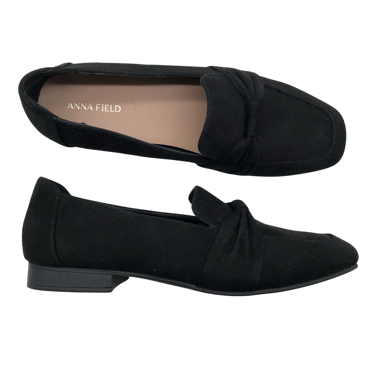 Unisex Anna Field - Mokassiinid, suurus 39 - Must (1)