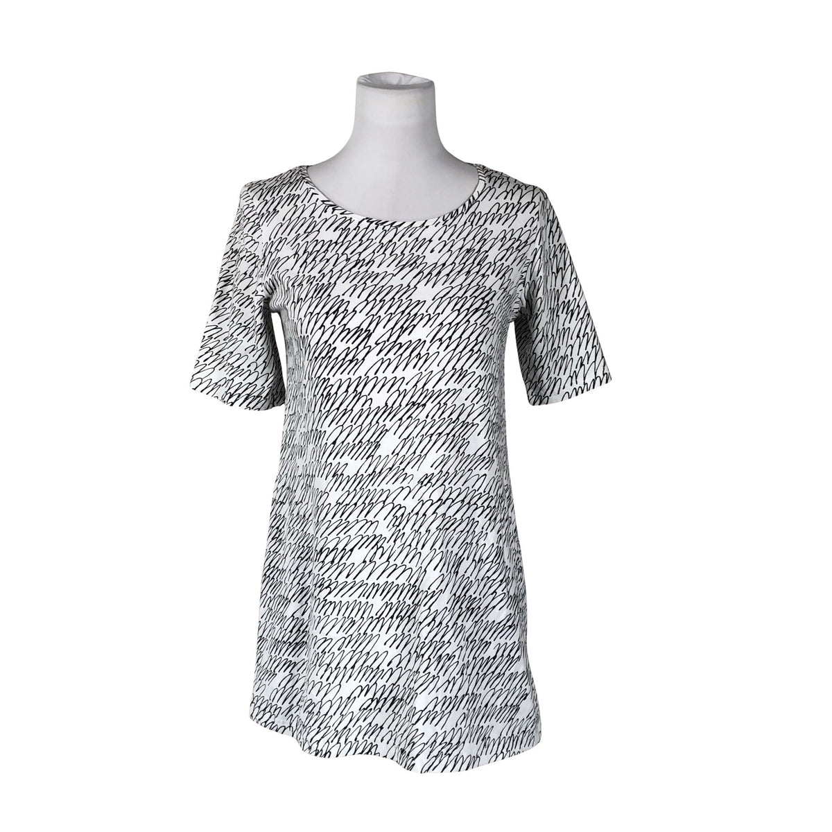Unisex Nanso - Trikotaažist tuunika, suurus 36 - Valge (1)
