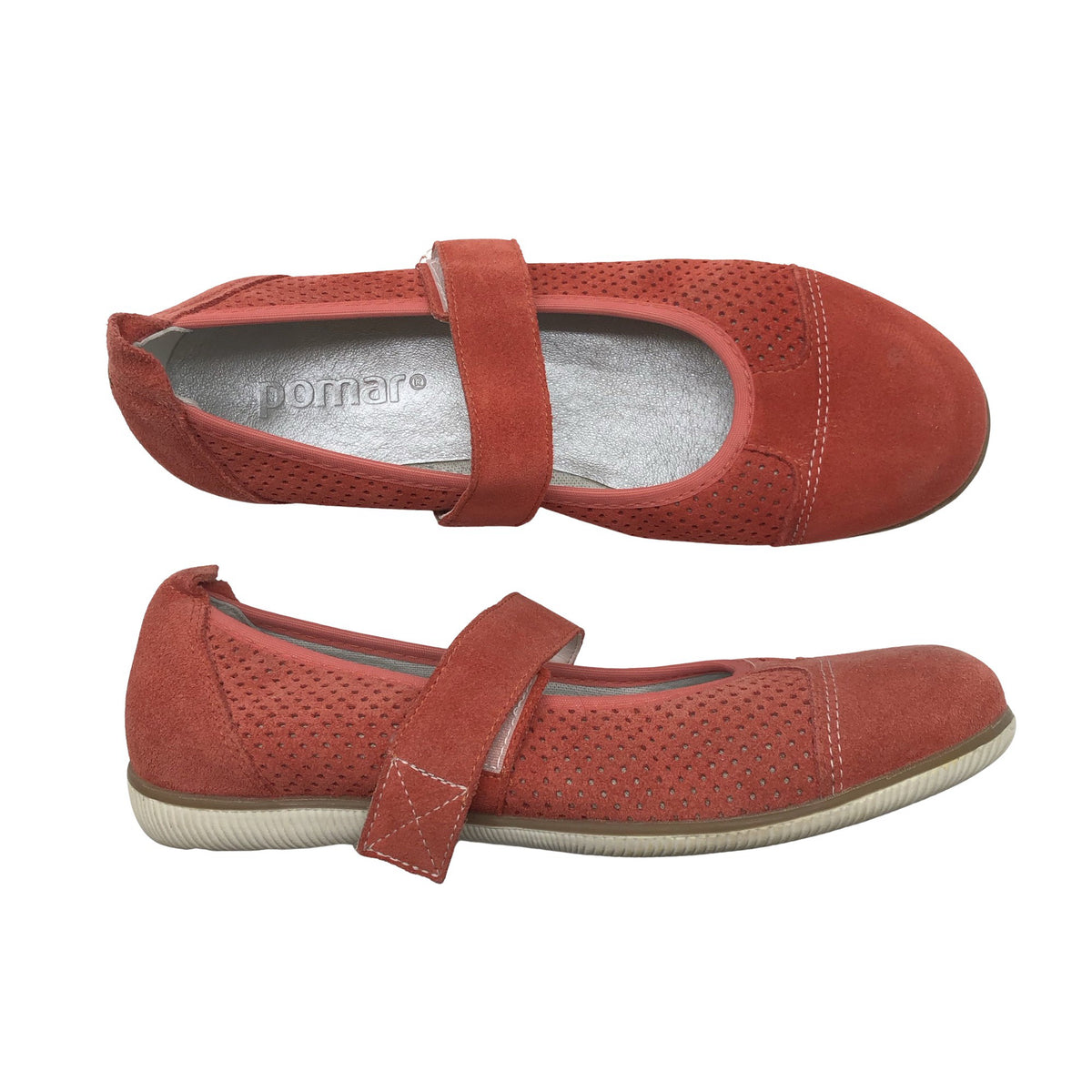 Unisex Pomar - Mokassiinid, suurus 39 - Punane (1)