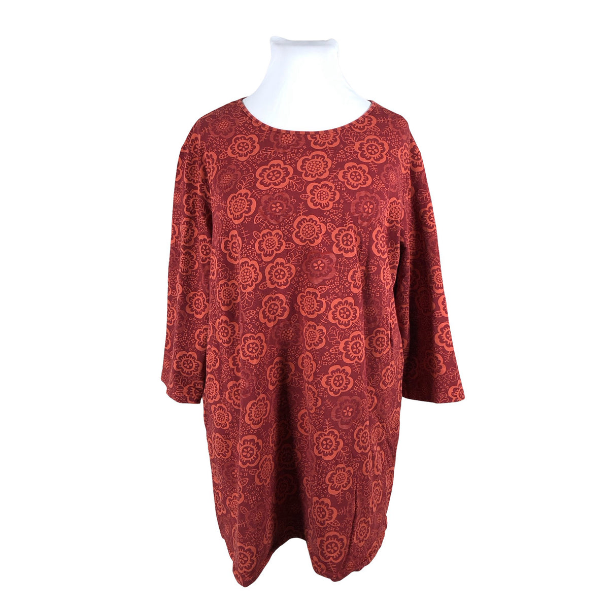 Unisex Gudrun Sjöden - Dressikangast kleit, suurus 44 - Veinipunane (1)