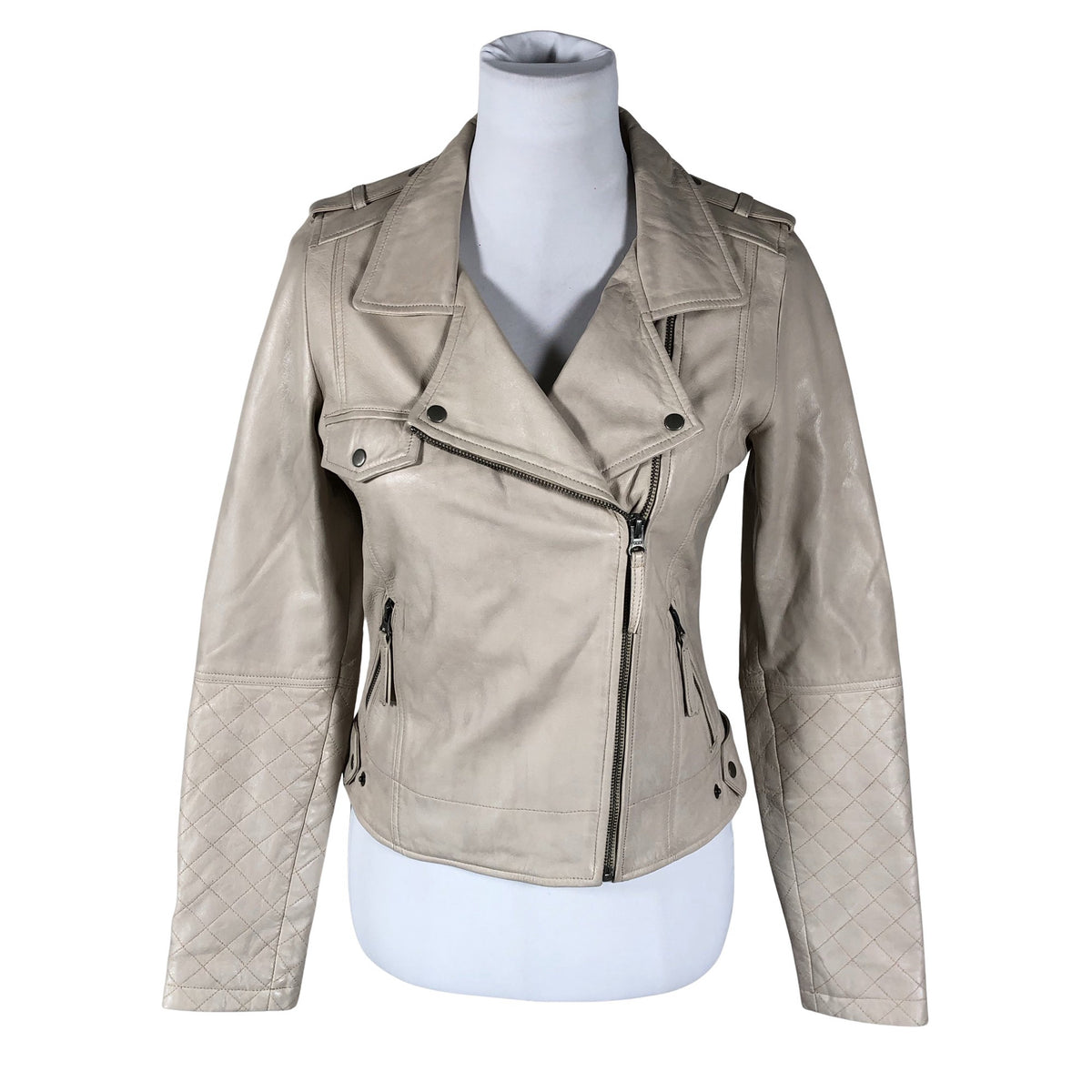 Unisex Nümph - Nahktagi, suurus 36 - Beige (1)