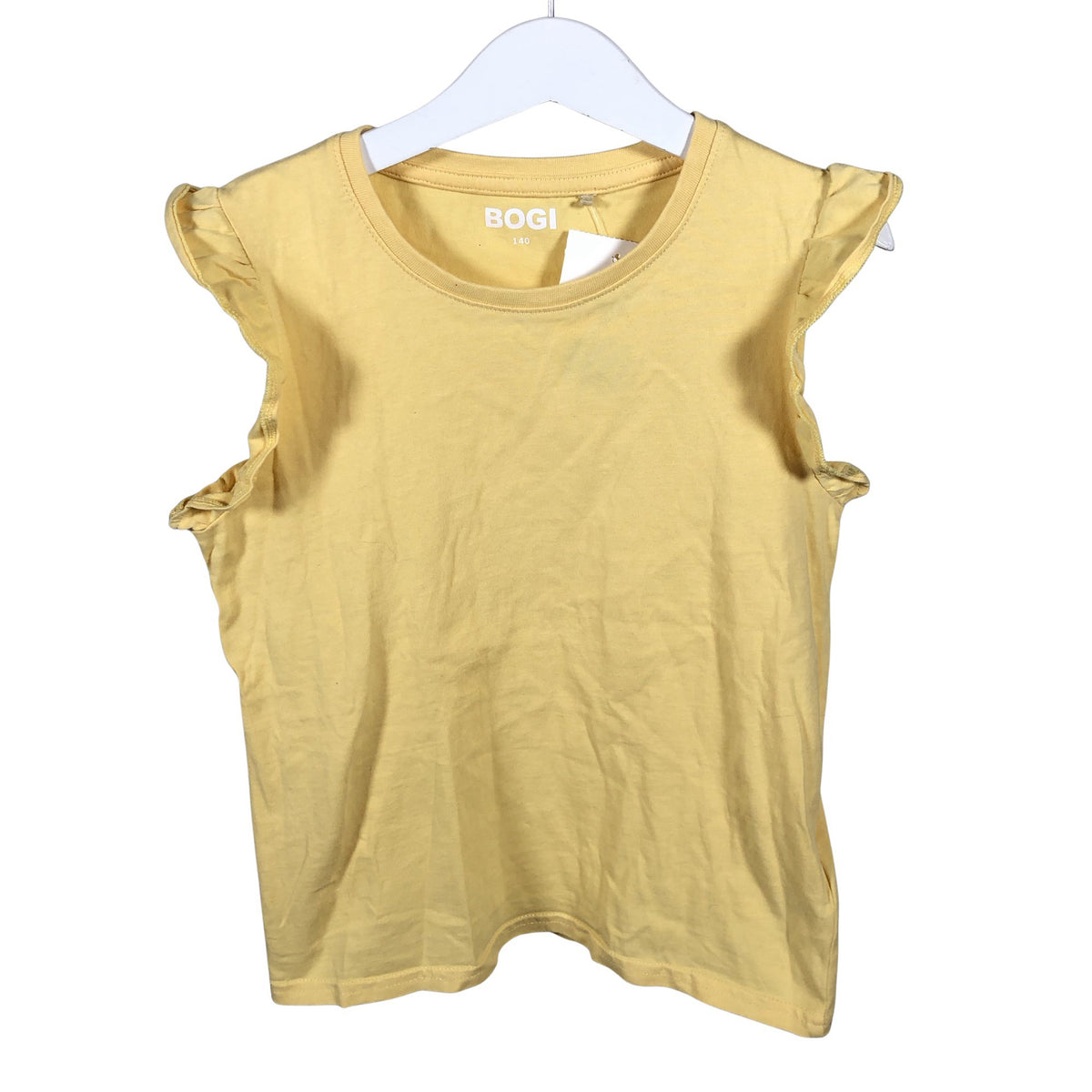 Unisex Bogi - Trikotaažist topp, suurus 134 - 140 - Kollane (1)