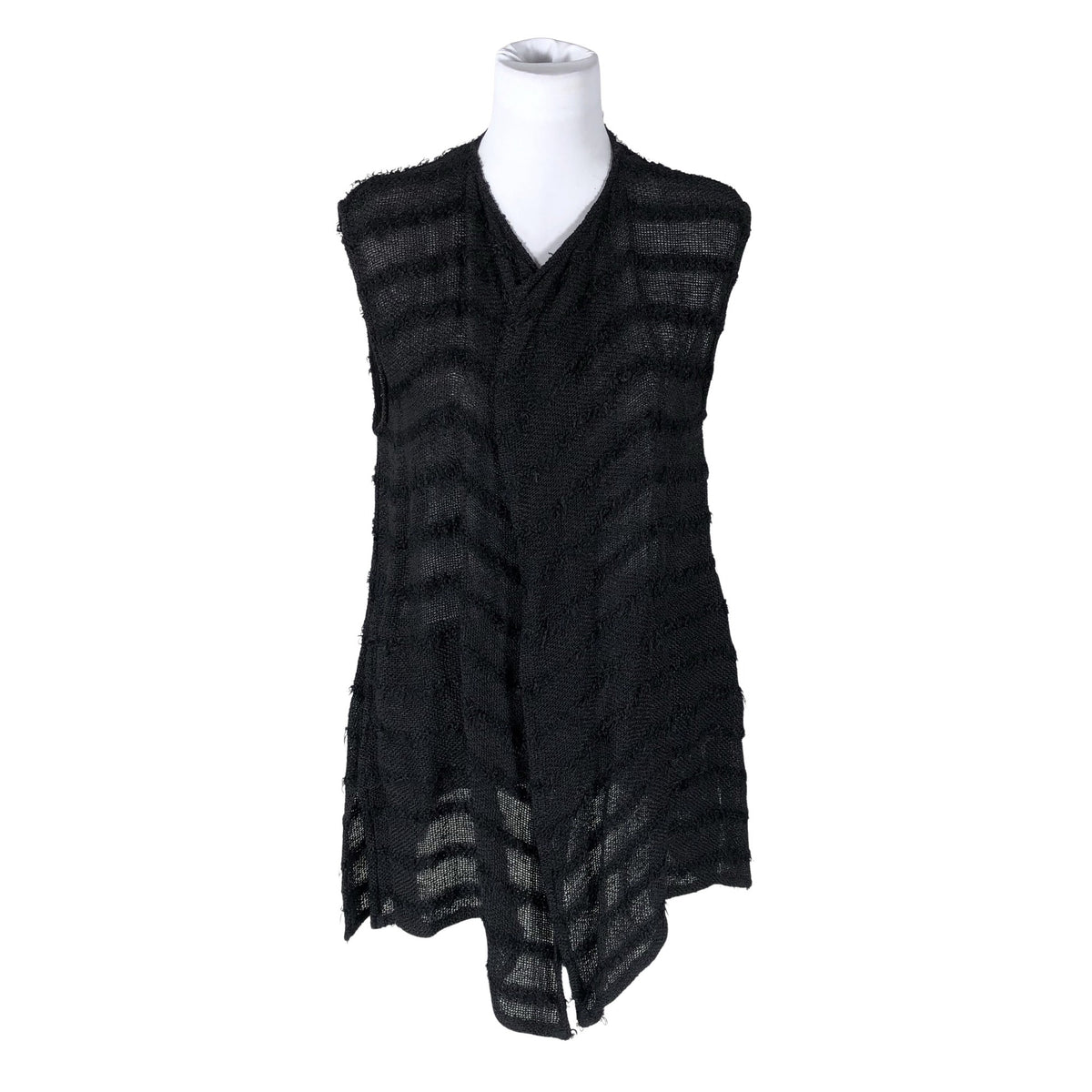 Unisex The Masai - Kootud vest, suurus 36 - Must (1)