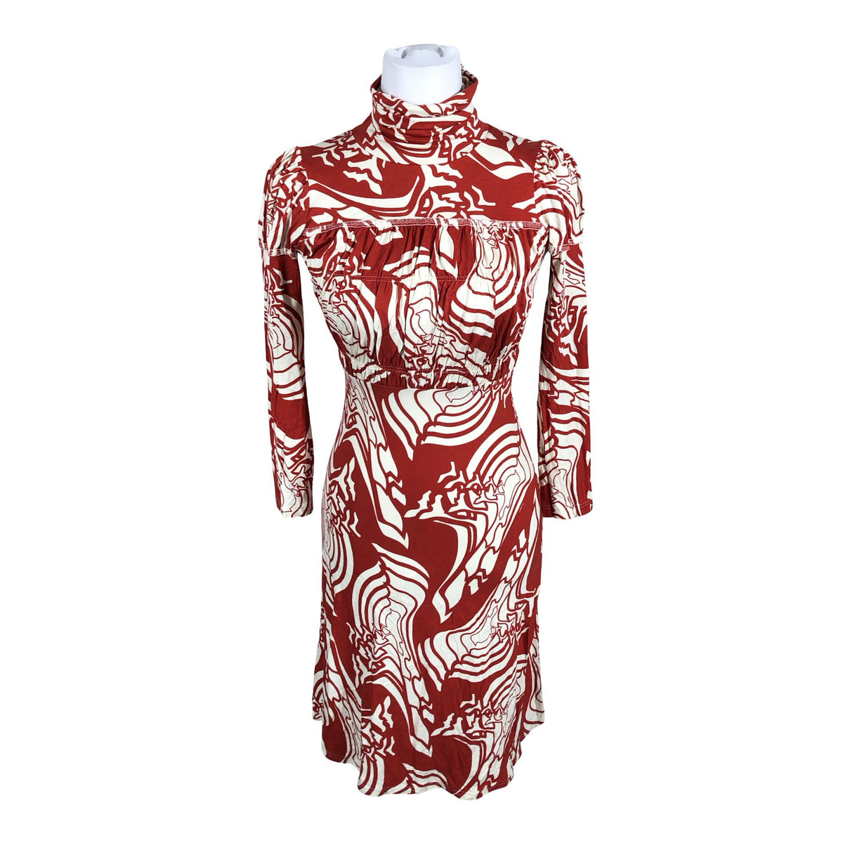 Unisex Nanso - Trikotaažist kleit, suurus 34 - Punane (1)