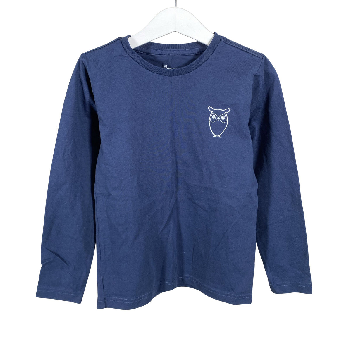 Unisex Knowledge Cotton Apparel - Trikotaažist pluus, suurus 110 - 116 - Sinine (1)
