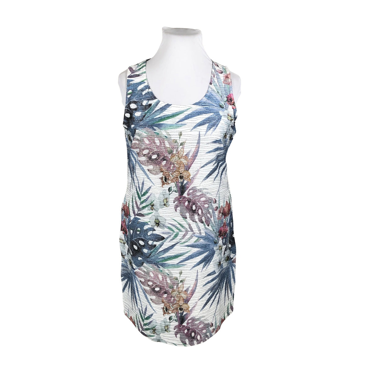 Unisex M.X.O - Trikotaažist kleit, suurus 42 - Valge (1)