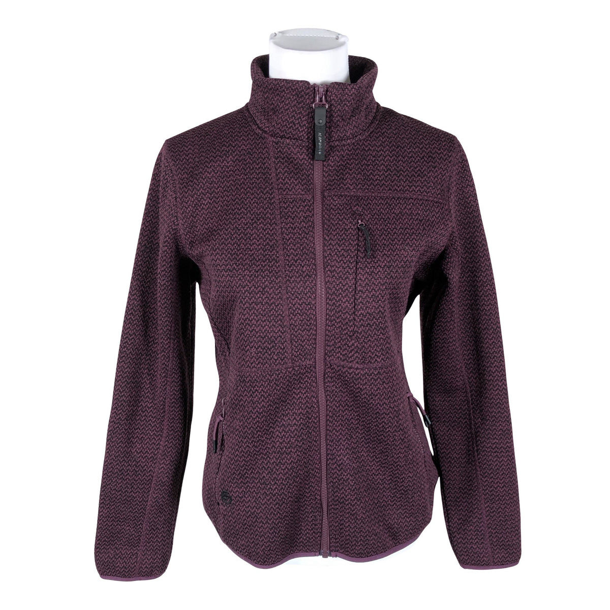 Unisex Icepeak - Fliisjakk, suurus 40 - Veinipunane (1)