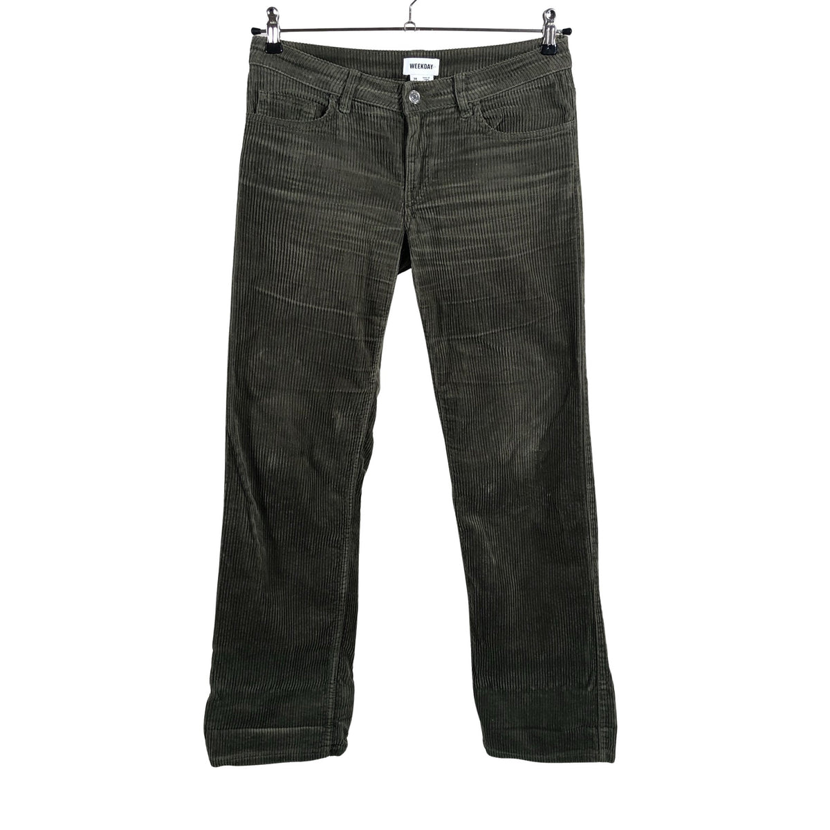 Unisex Weekday - Sametpüksid, suurus 38 - Roheline (1)