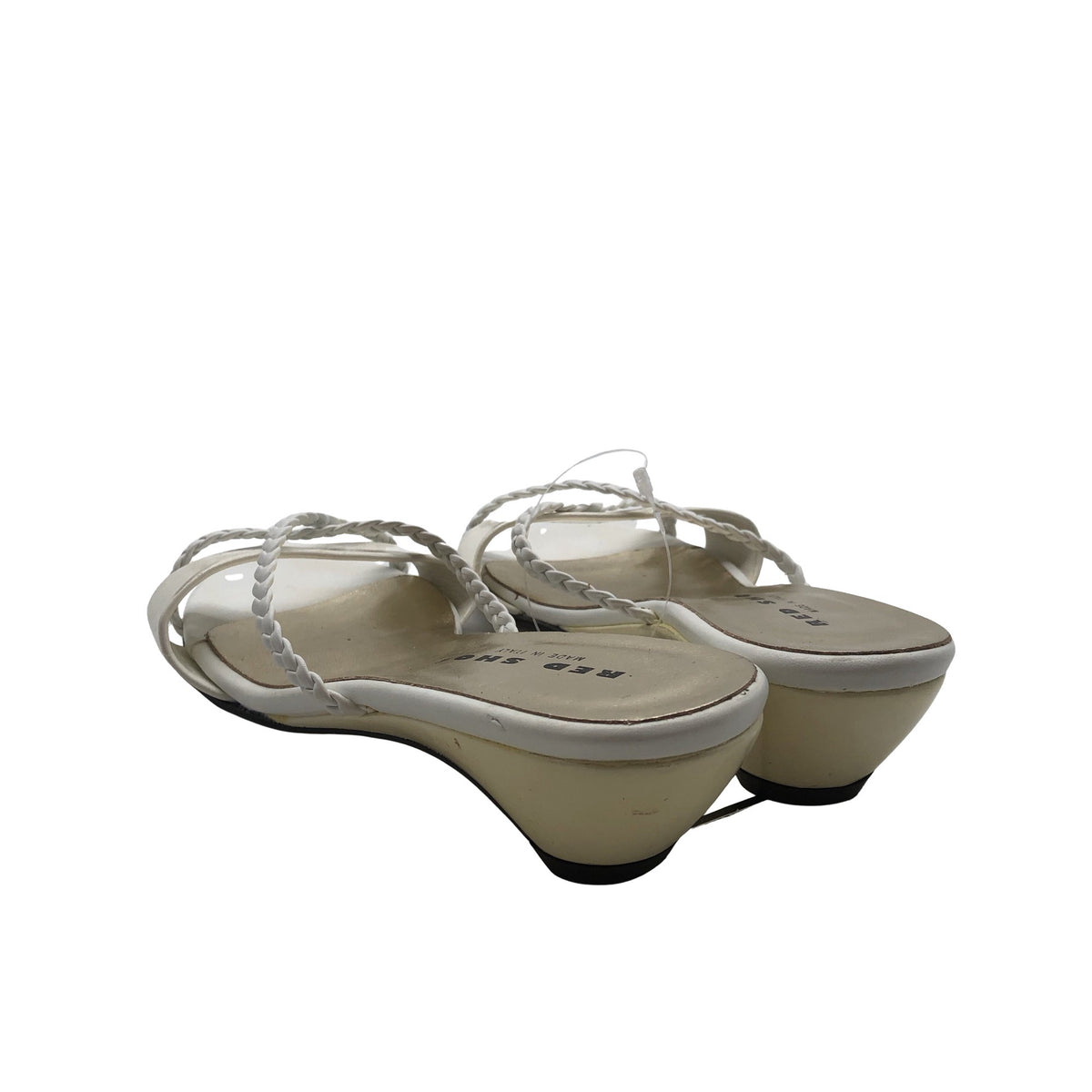 Unisex Red Shoe - Kontsaga rihmikud, suurus 37 - Valge (2)