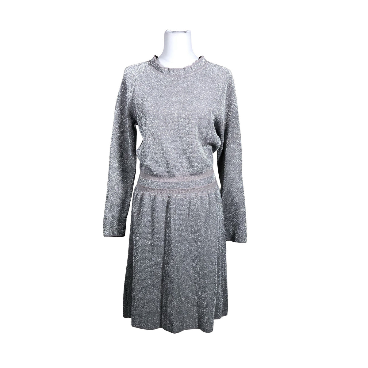Unisex Tory Burch - Kootud kleit, suurus 40 - Hõbe (1)