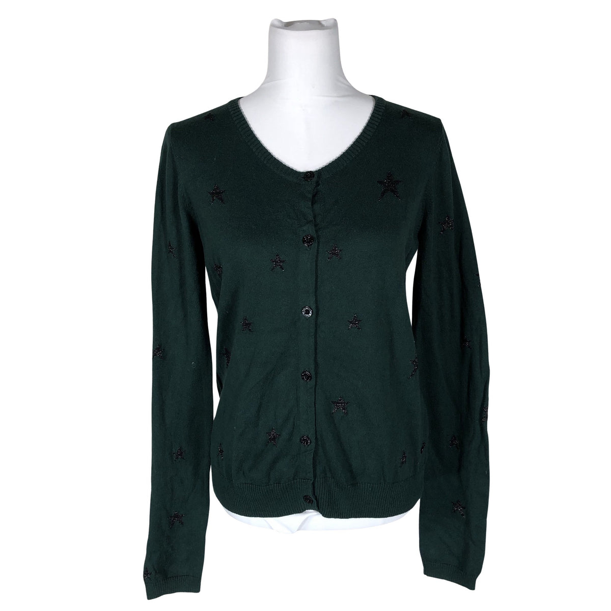 Unisex Maison Scotch - Kardigan, suurus 34 - Roheline (1)