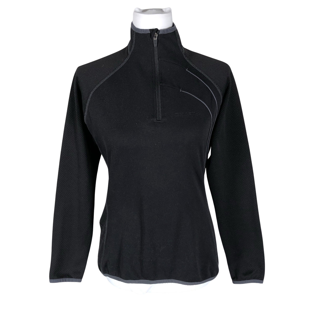 Unisex Craft - Spordisärk, pikad käised, suurus 38 - Must (1)