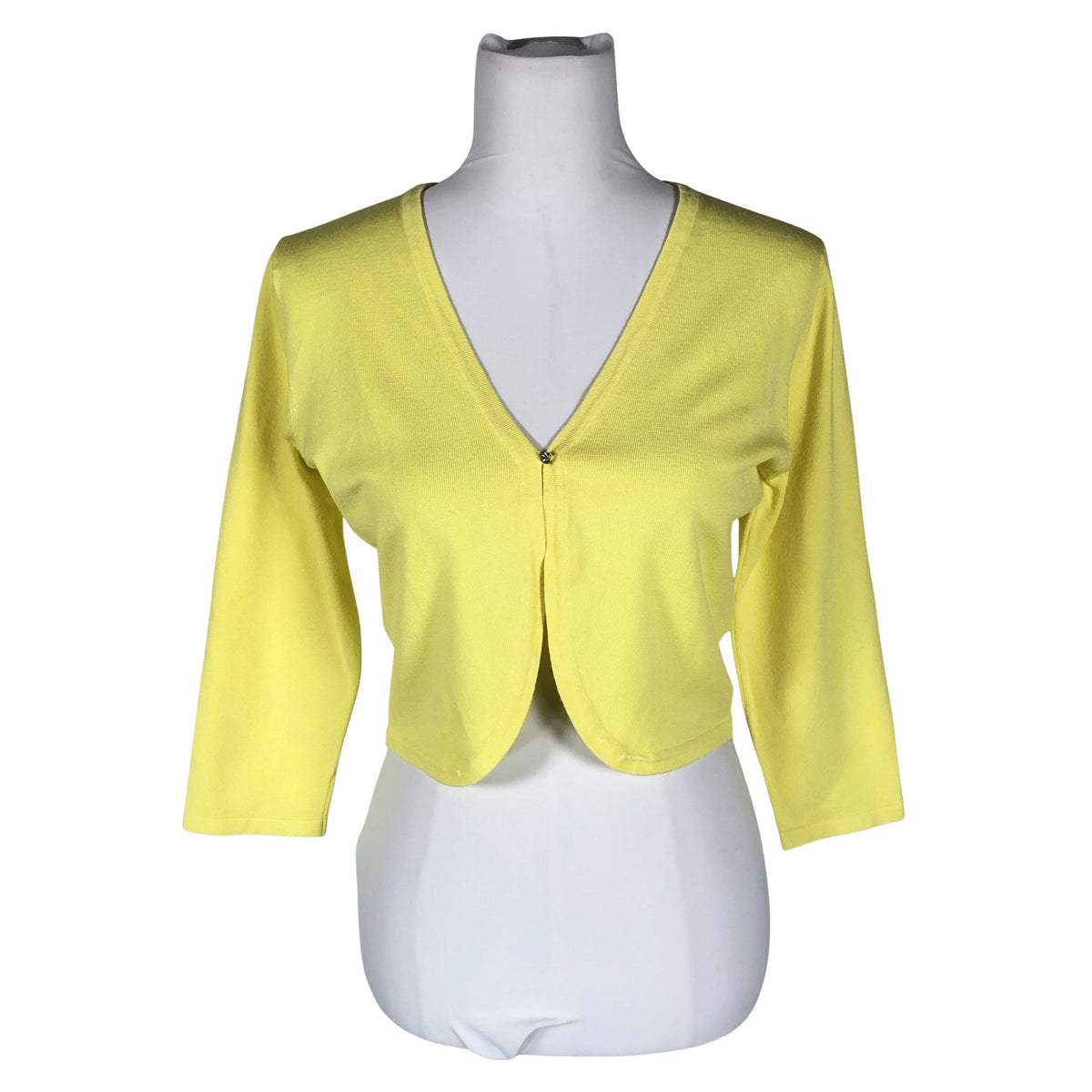 Unisex Fransa - Kardigan, suurus 40 - Kollane (1)