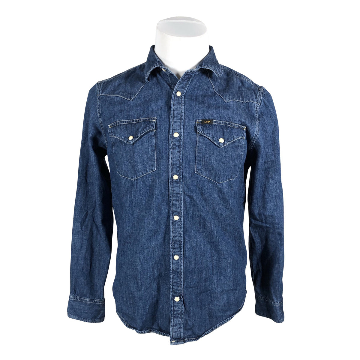 Unisex Lee - Teksasärk, suurus M - Sinine (1)