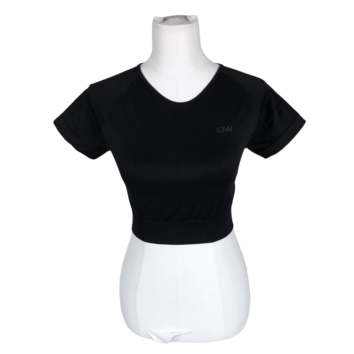 Unisex ICIW – Icaniwill - Spordisärk, lühikesed käised, suurus 38 - Must (1)
