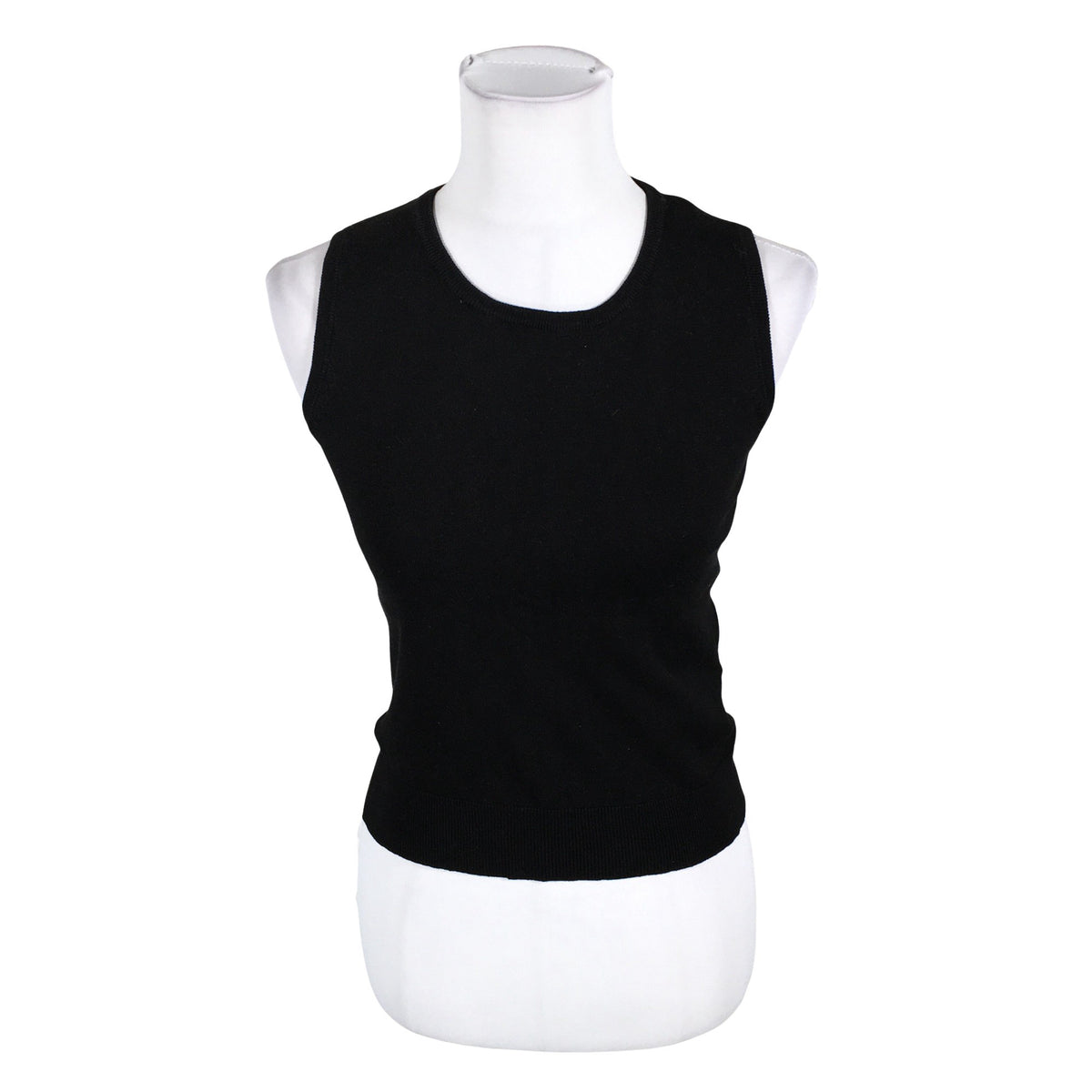 Unisex August Silk - Kootud vest, suurus 36 - Must (1)