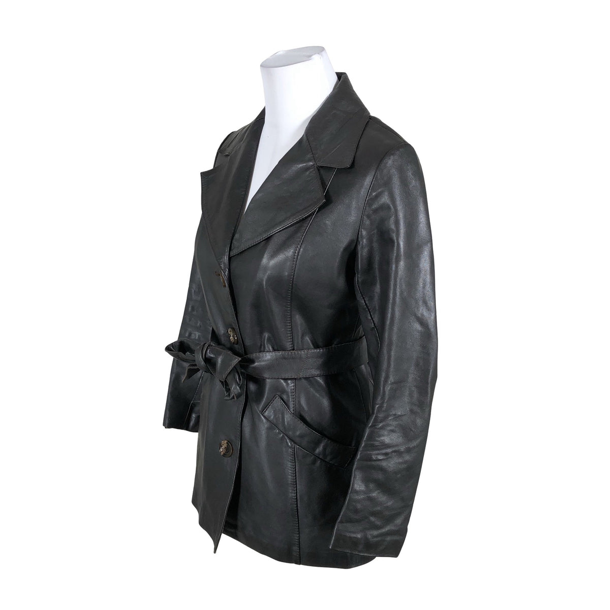 Unisex Friitala - Nahktagi, suurus 38 - Must (3)