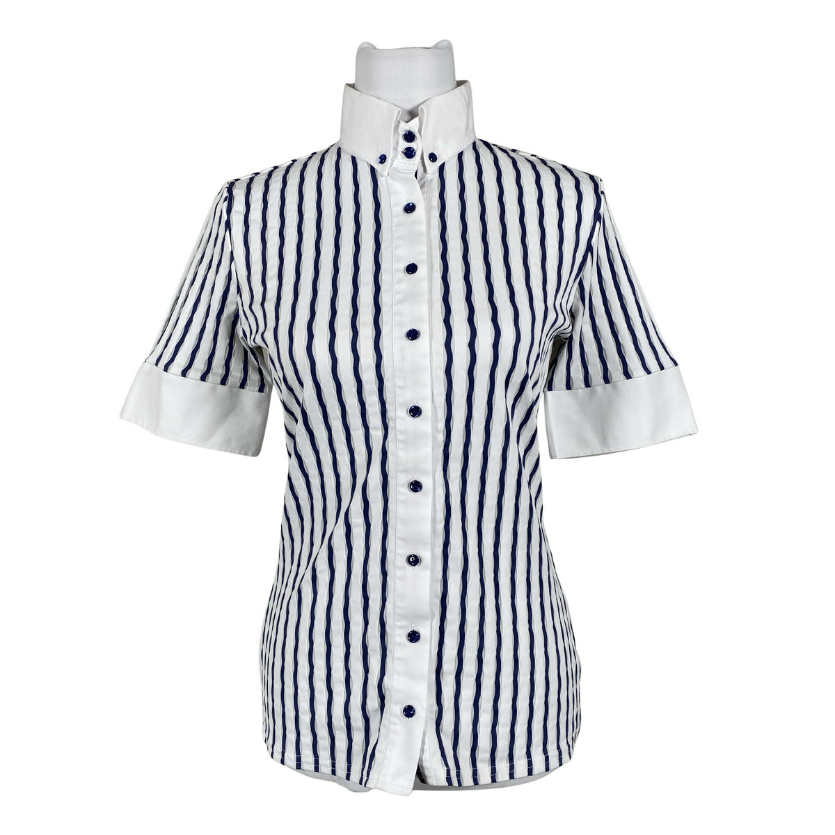 Unisex NaraCamicie - Lühikeste käistega pluus, suurus 38 - Valge (1)
