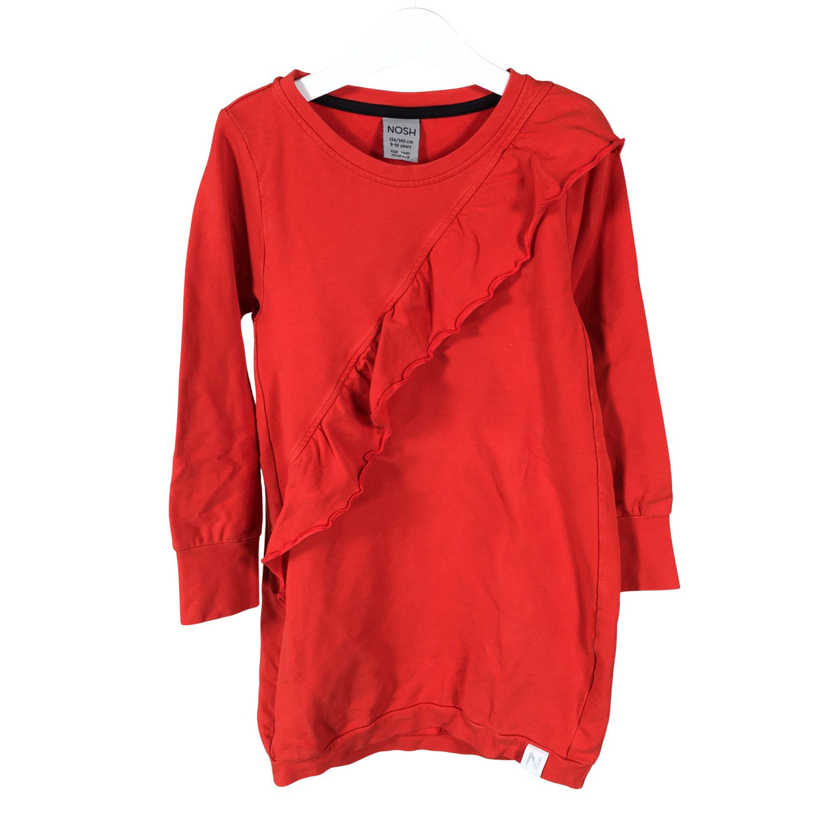 Unisex NOSH - Dressikangast kleit, suurus 134 - 140 - Punane (1)